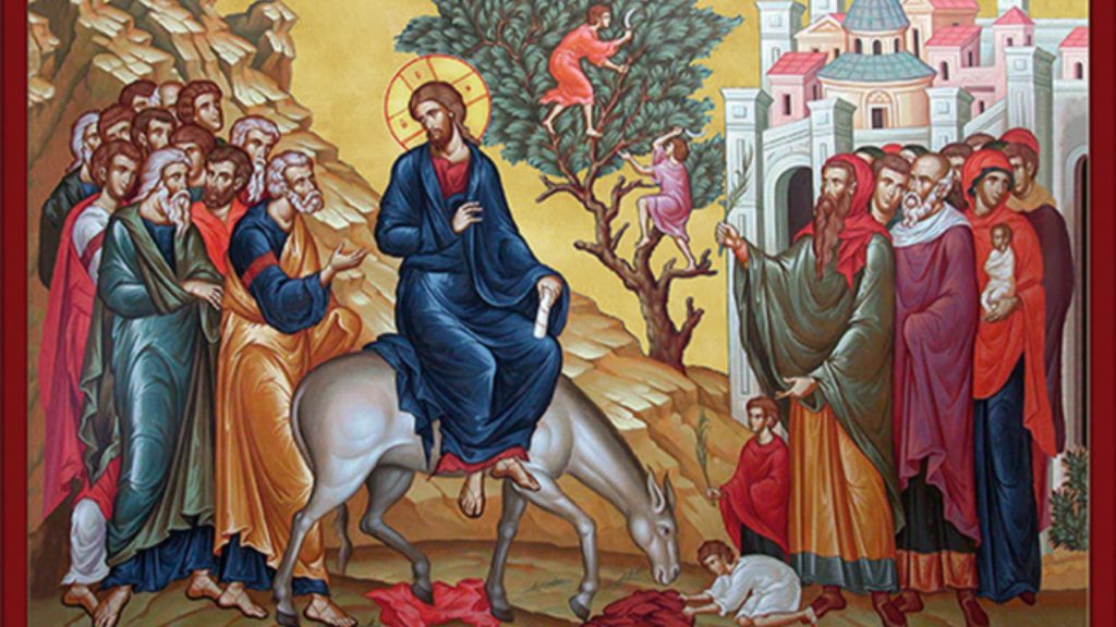 Icon of the Christ's Entrance into Jerusalem